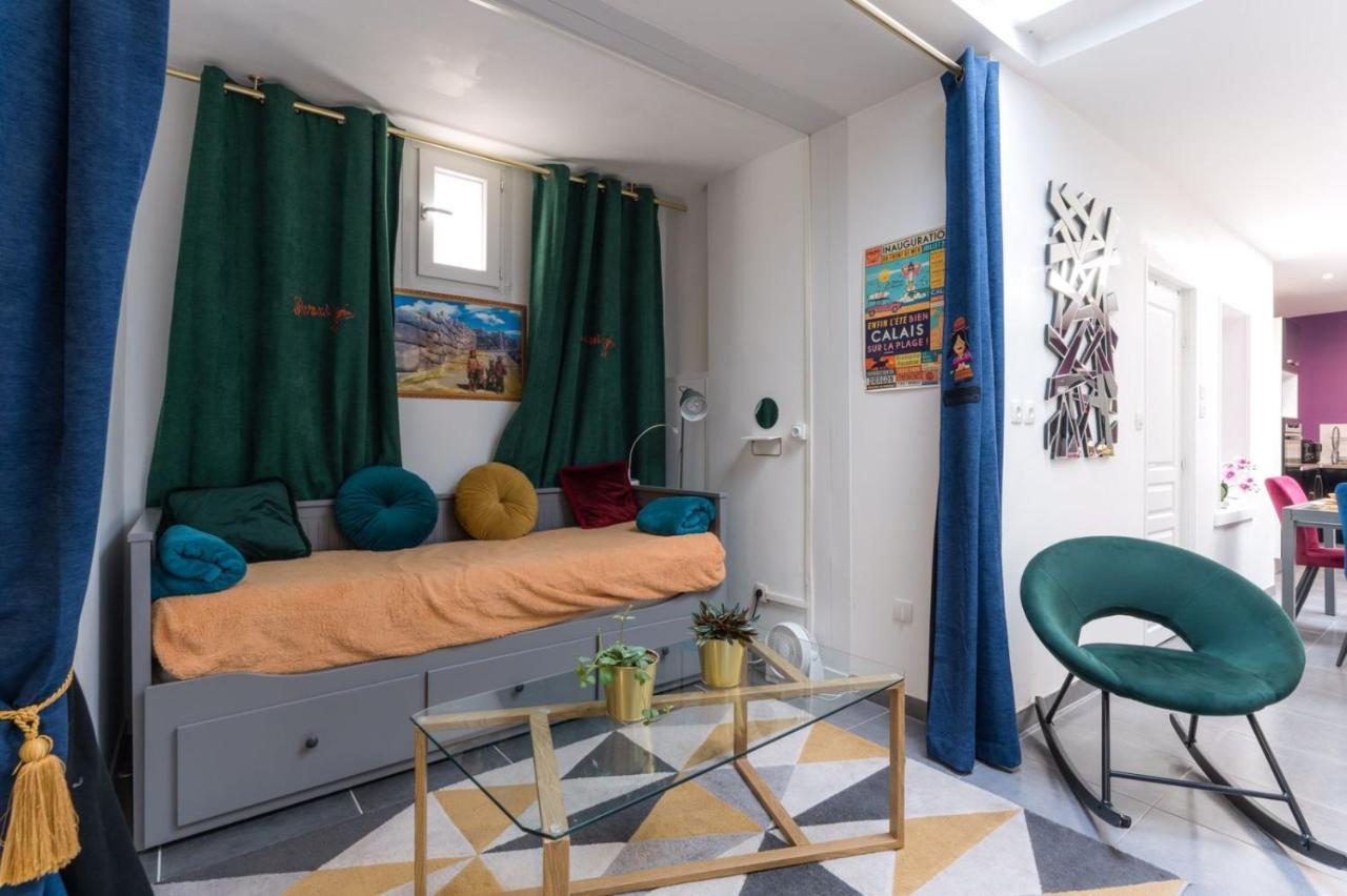 Casa Inca Calais - Appart Amazonas - Parking Free, Station Eksteriør billede